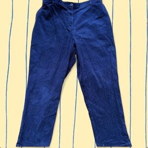 L.L. Bean Navy Blue corduroy Pants